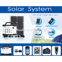 10w Complete Off Grid Portable Système d&#39;alimentation solaire système solaire de China Factory